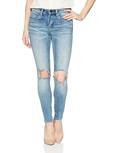 [BLANKNYC] Blank NYC Womens Mid-Rise Destructed Skinny in Delaytionship | Amazon (US)