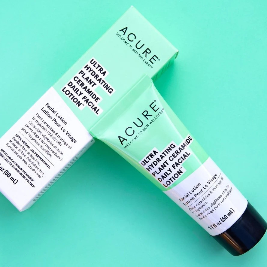 Ultra hydrating plant ceramide daily facial lotion | Acure