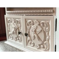 Elegant Wooden Key Cabinet With Angel Carvings - Keep Your Space Organized in Style | Etsy (US)