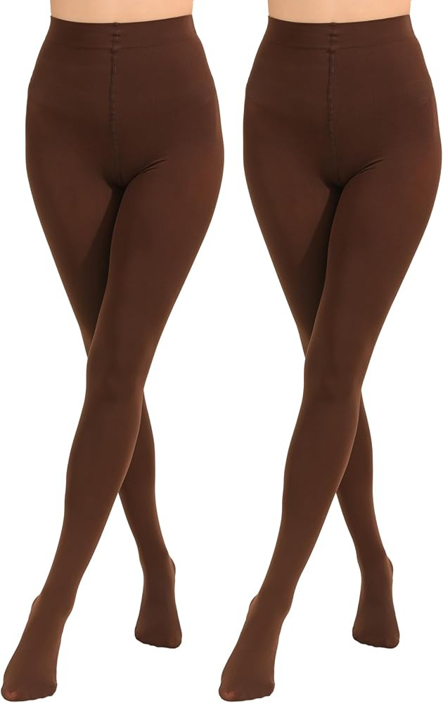 Tights 80D, Solid Color
        2 Pairs, Women's, Soft Opaque, Microfiber | Amazon (US)