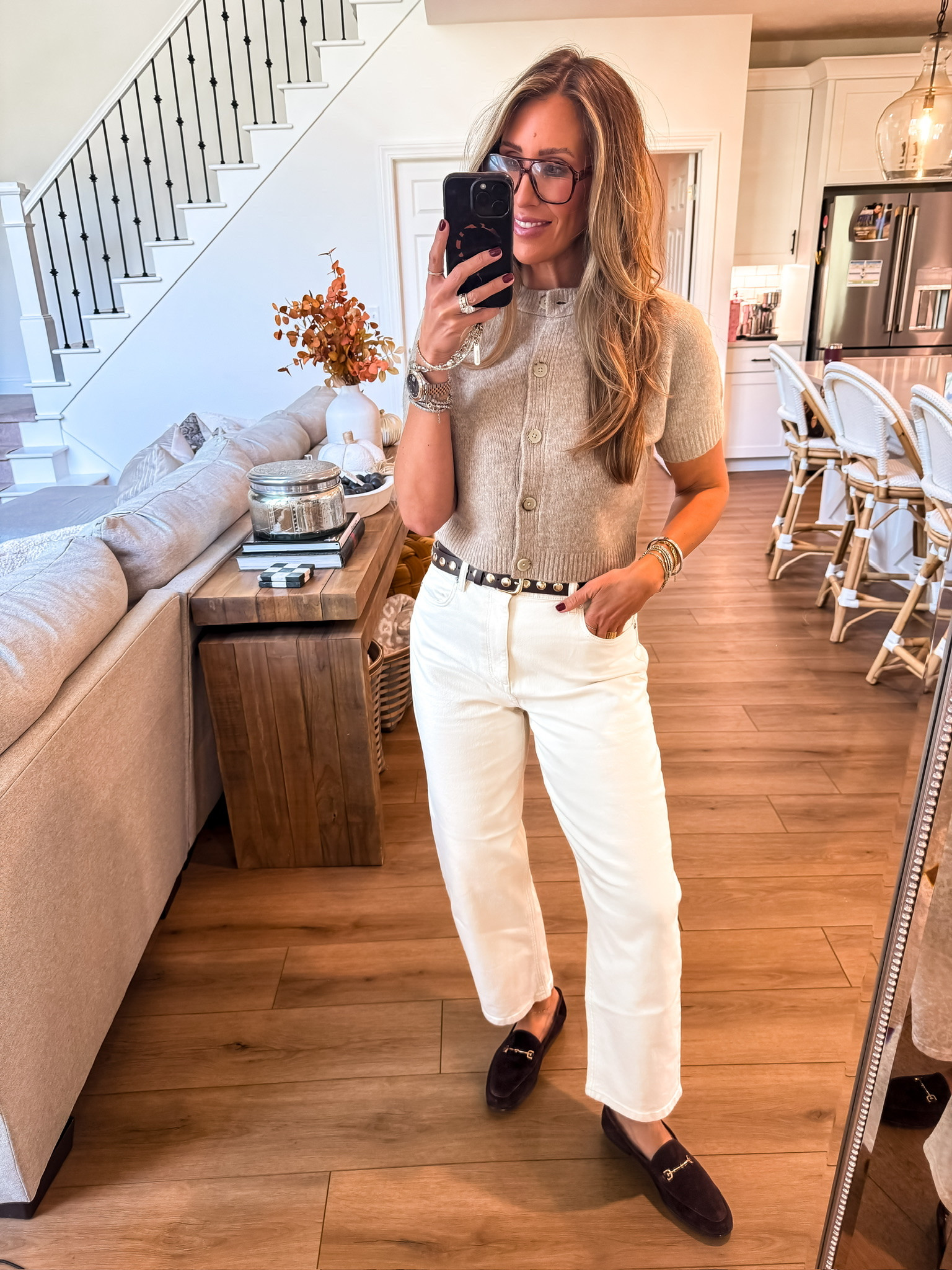 Loving this outfit! So affordable and so chic. You need these pants in your wardrobe. Mom approved style cute winter pants blouse affordable comfortable outfit of the day chic women’s fashion workwear themominstyle 

#LTKSeasonal #LTKdayinmylife #LTKootd