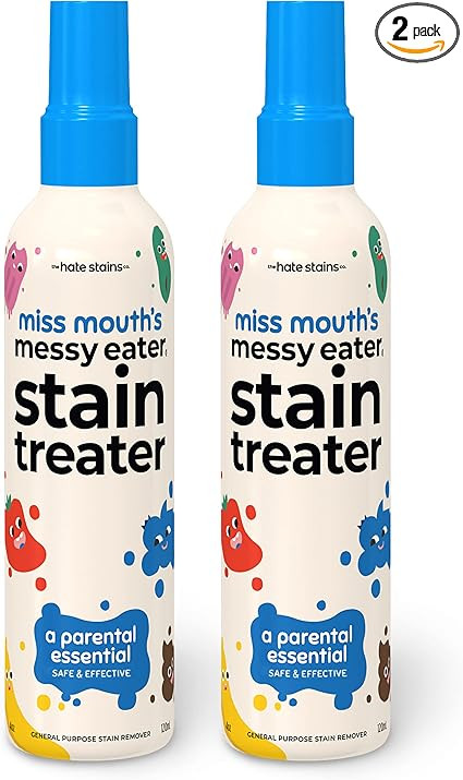 Miss Mouth's HATE STAINS CO Stain Remover for Clothes - 4oz 2 Pack of Newborn & Baby Essentials M... | Amazon (US)
