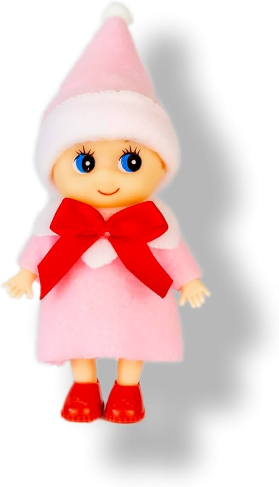 Baby Elf Doll in Pink Dress | Amazon (US)