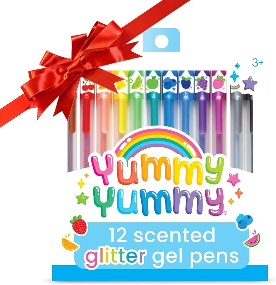 Ooly Scented Yummy Yummy Glitter Gel Pens Set of 12-1.00mm NIB Scented Glitter Pens for Kids and ... | Amazon (US)