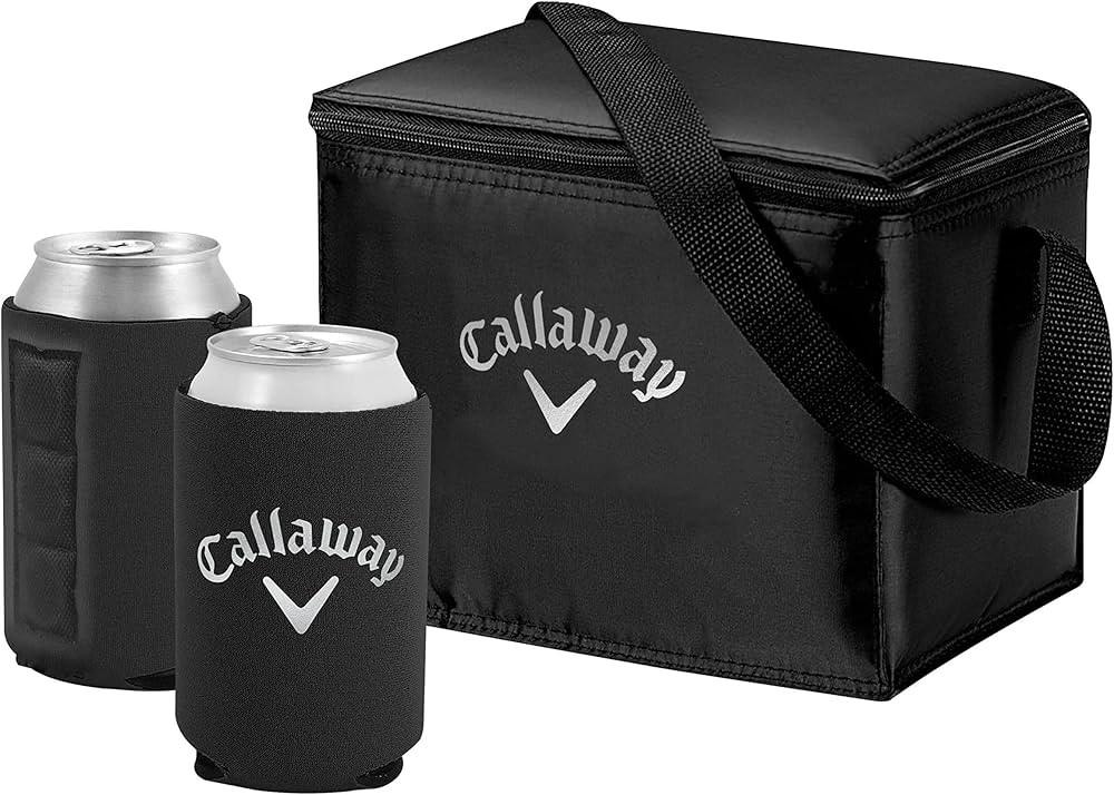 Callaway Soft Cooler Bag Gift Set with Magnetic Koozies, Black | Amazon (US)