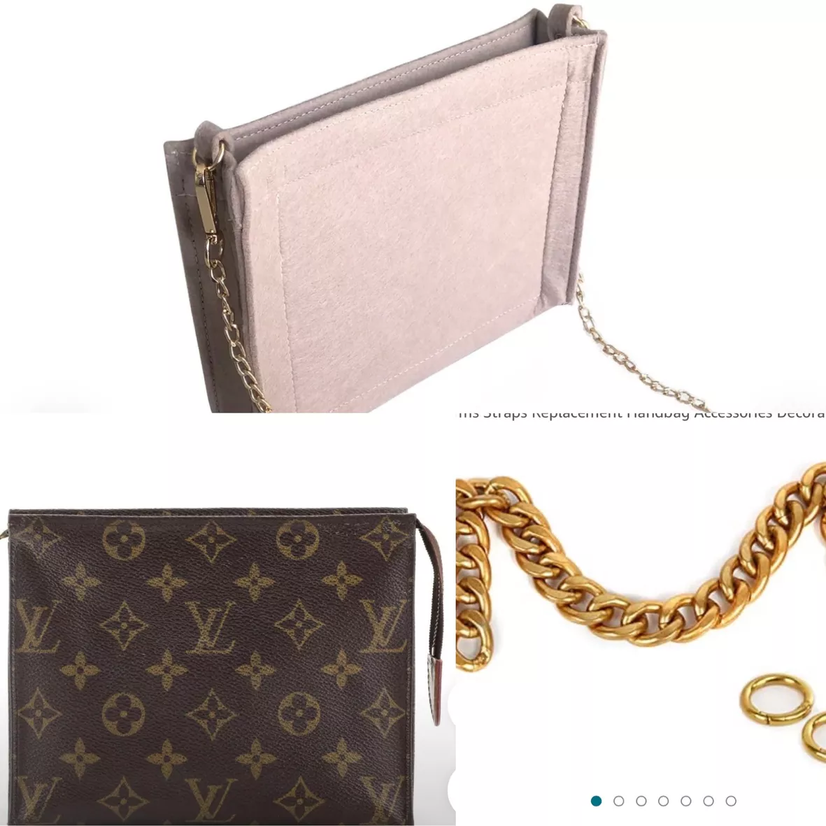 louis vuitton toiletry 26 insert with chain