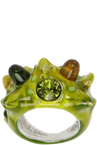 Green Alien Ring | SSENSE