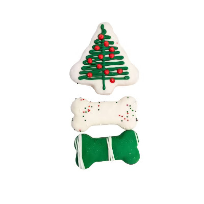 Molly's Barkery Holiday Tree in Cinnamon and Apple Flavor Dog Treats - 3pk/3.67oz | Target