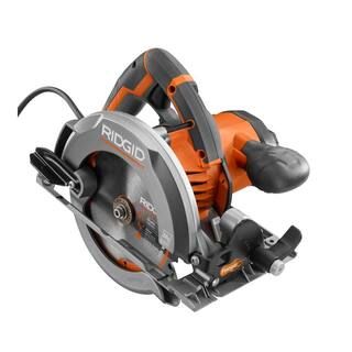 RIDGID 12 Amp Corded 6-1/2 in. Magnesium Compact Framing Circular Saw R3204 - The Home Depot | The Home Depot