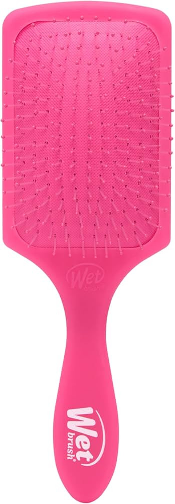 Wet Brush Paddle Detangler Hair Brush, Pink Frost - Ultra-Soft IntelliFlex Detangling Bristles wi... | Amazon (US)