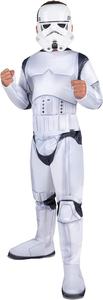 STAR WARS Boys Deluxe Stormtrooper Costume, Kids Halloween Costume, Child- Officially Licensed | Amazon (US)