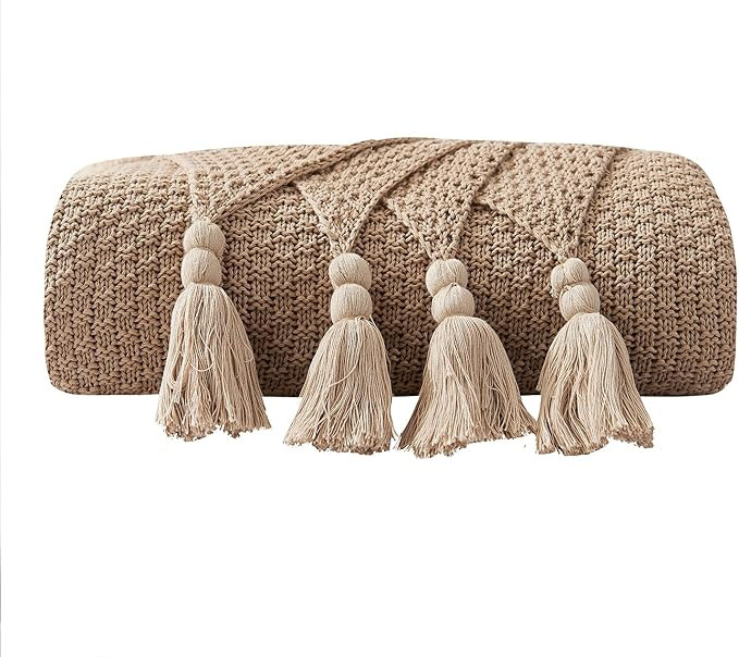 Amazon.com: Adory Sweety Throw Blanket Ultra Soft Natural Premium for Couch Sofa Bed with Handmad... | Amazon (US)