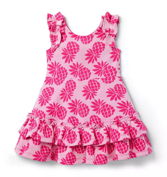 Pineapple Jacquard Dress | Janie and Jack