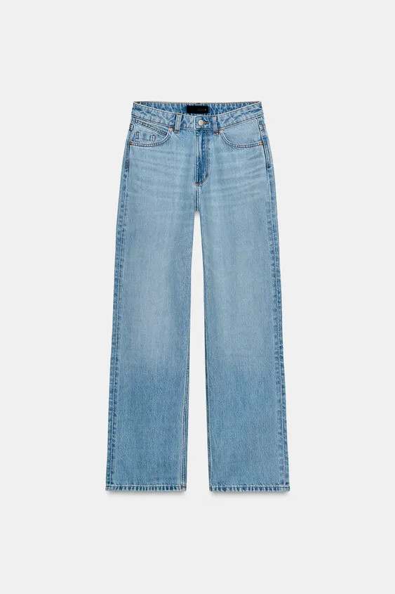 Z1975 HIGH RISE REGULAR LONG LENGTH JEANS | Zara US