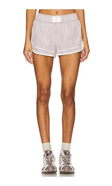 Free People X FP Movement Varsity Blues Short in Oyster Combo from Revolve.com | Revolve Clothing (Global)