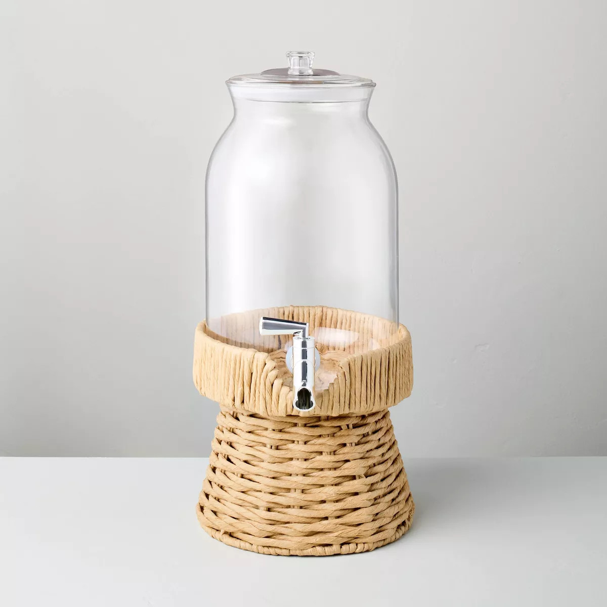 7L Drink Dispenser with Woven Stand - Hearth & Hand™ with Magnolia | Target
