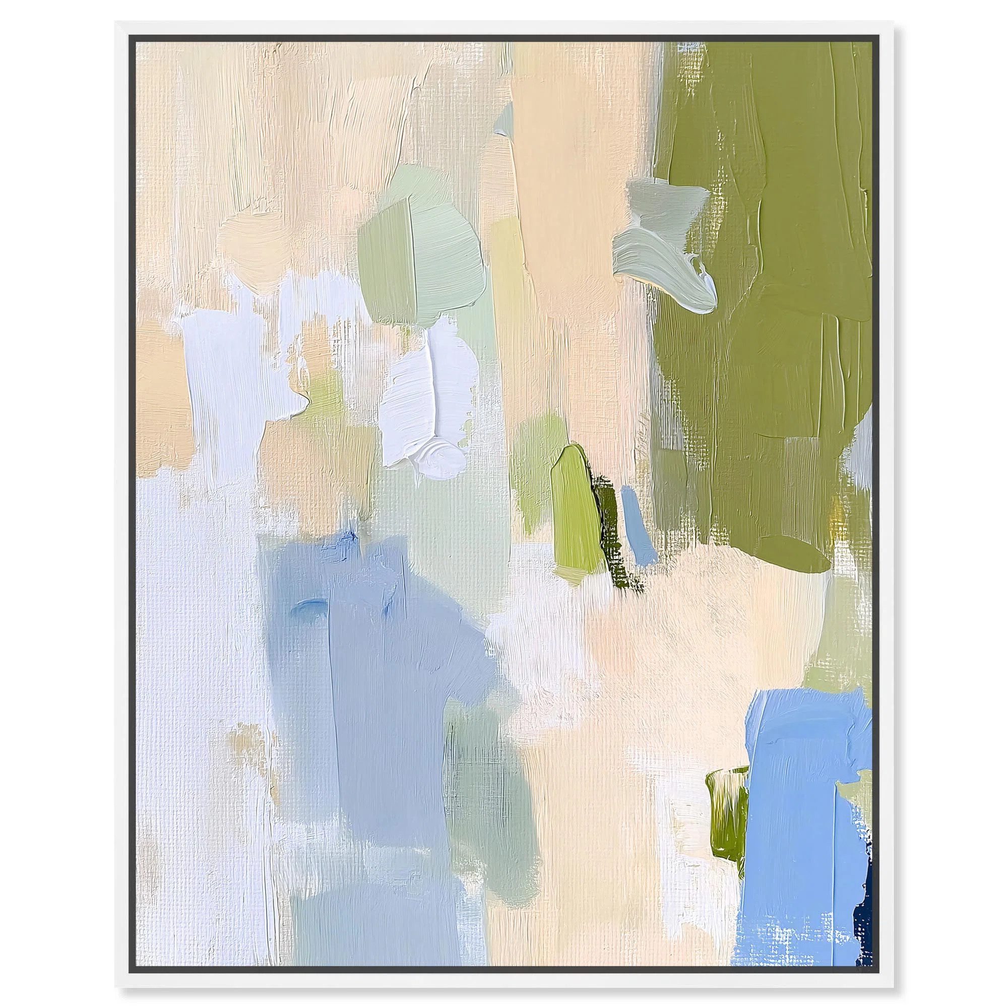 Art Remedy Clover Frost Canvas Colorful Abstract by Art Remedy | Wayfair | Wayfair North America