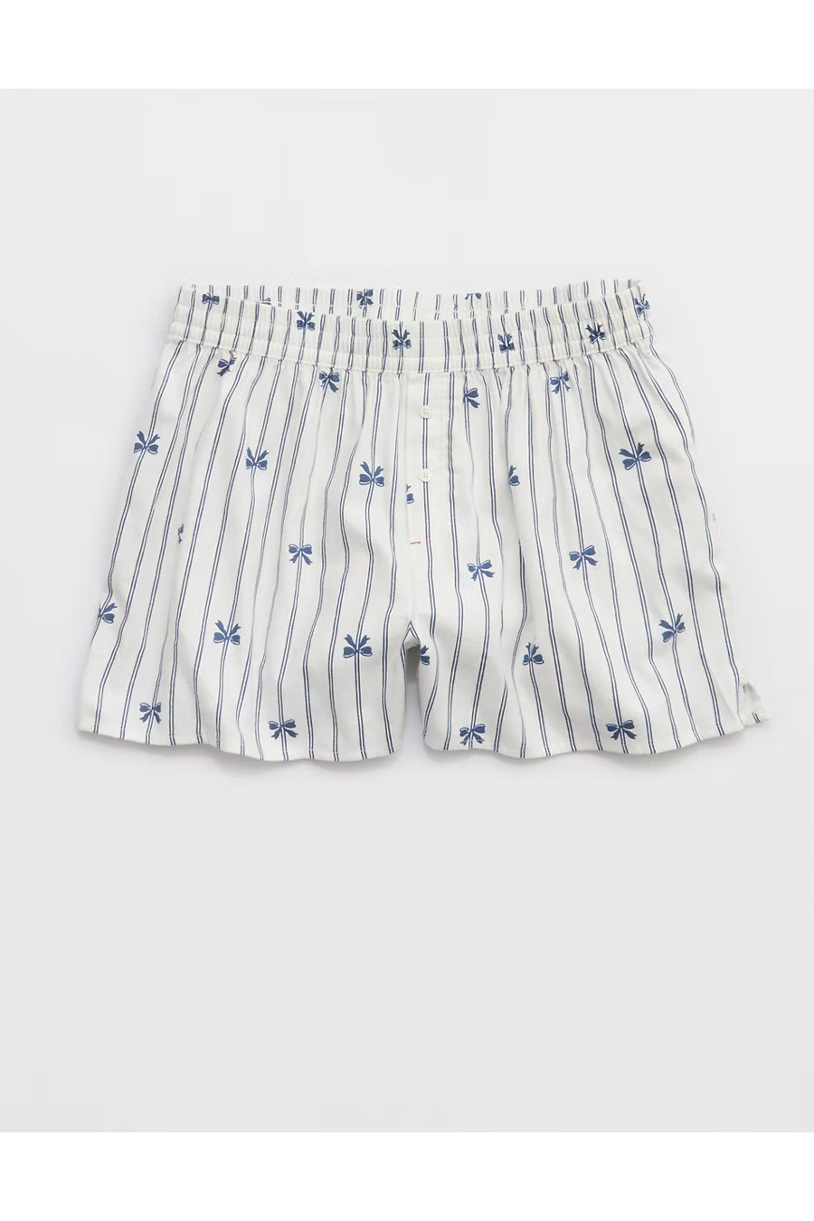 Aerie Flannel Girl Boxer Women's Marbled Blue M | American Eagle Outfitters (US & CA)