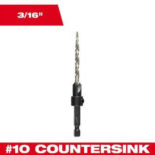 #10 Countersink 3/16 in. Wood Drill Bit | The Home Depot