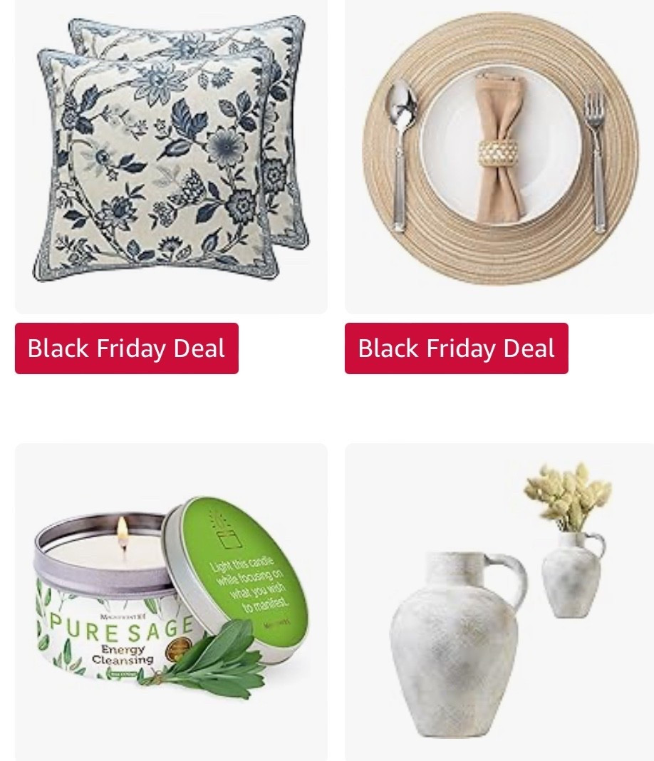 Friendsgiving get this Black Friday deal 
#pillow
#vase 
#candle
#dinningset 

#LTKSeasonal #LTKHoliday #LTKHome