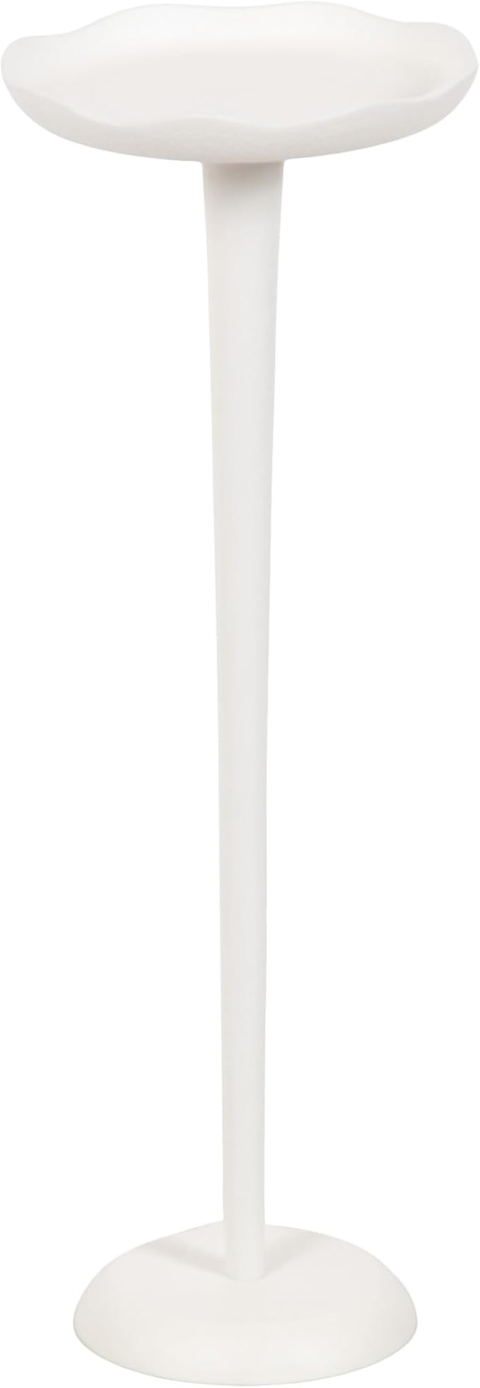 Kate and Laurel Alessia Modern Decorative Metal Drink Table, 8 x 8 x 22, White, Transitional Roun... | Amazon (US)