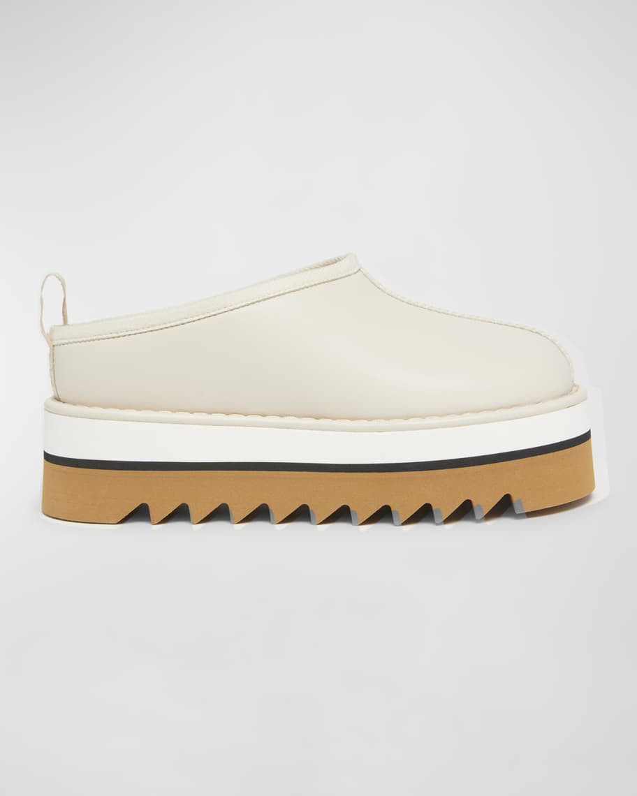 Stella McCartney Sneakelyse Vegan Platform Slipper Mules | Neiman Marcus