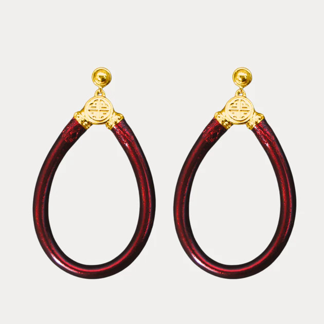 Merlot All Weather Earrings | BuDhaGirl