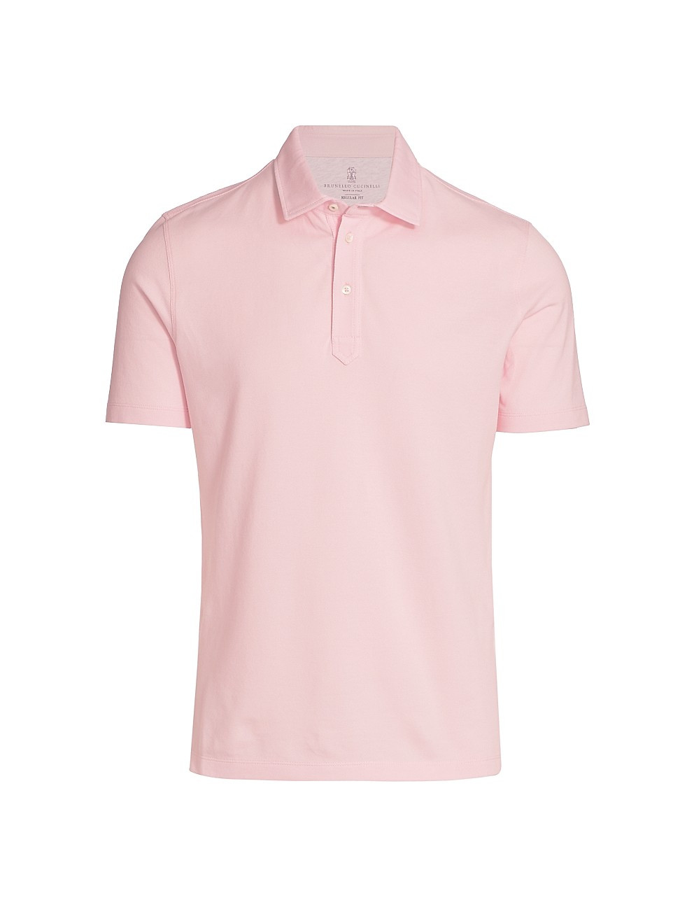 Brunello Cucinelli Men's Basic Polo T-Shirt - Pink - Size 46 | Saks Fifth Avenue