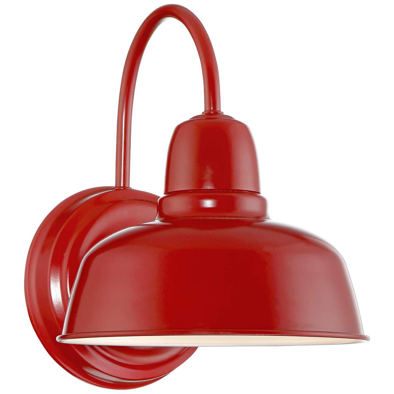 Urban Barn 11 1/4" High Red Indoor-Outdoor Wall Light | Lamps Plus