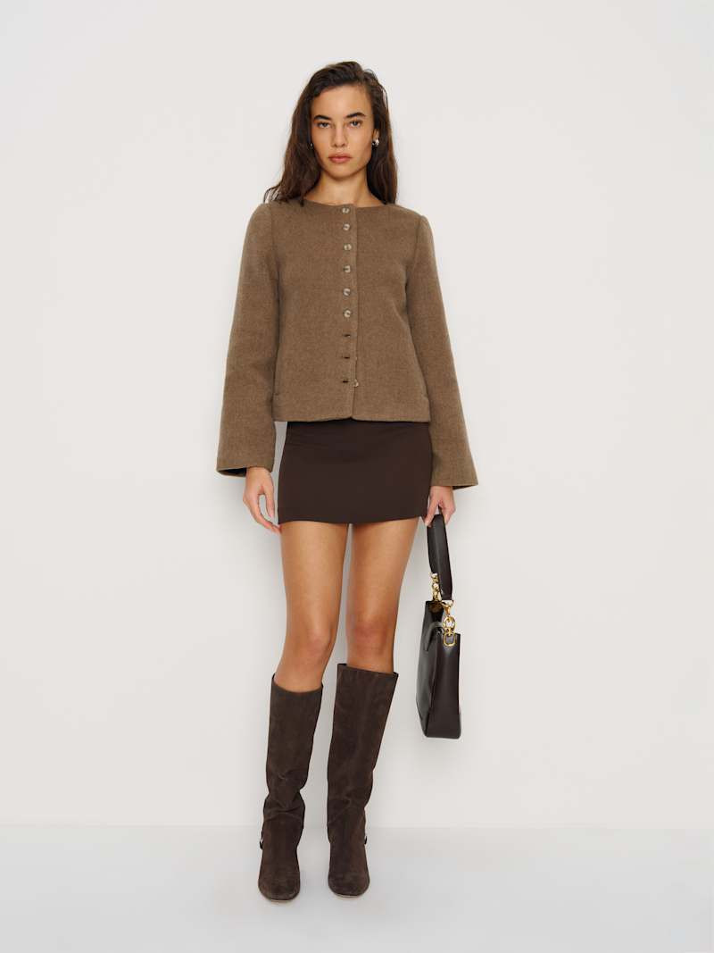 Lucia Wool Jacket | Reformation (Global)