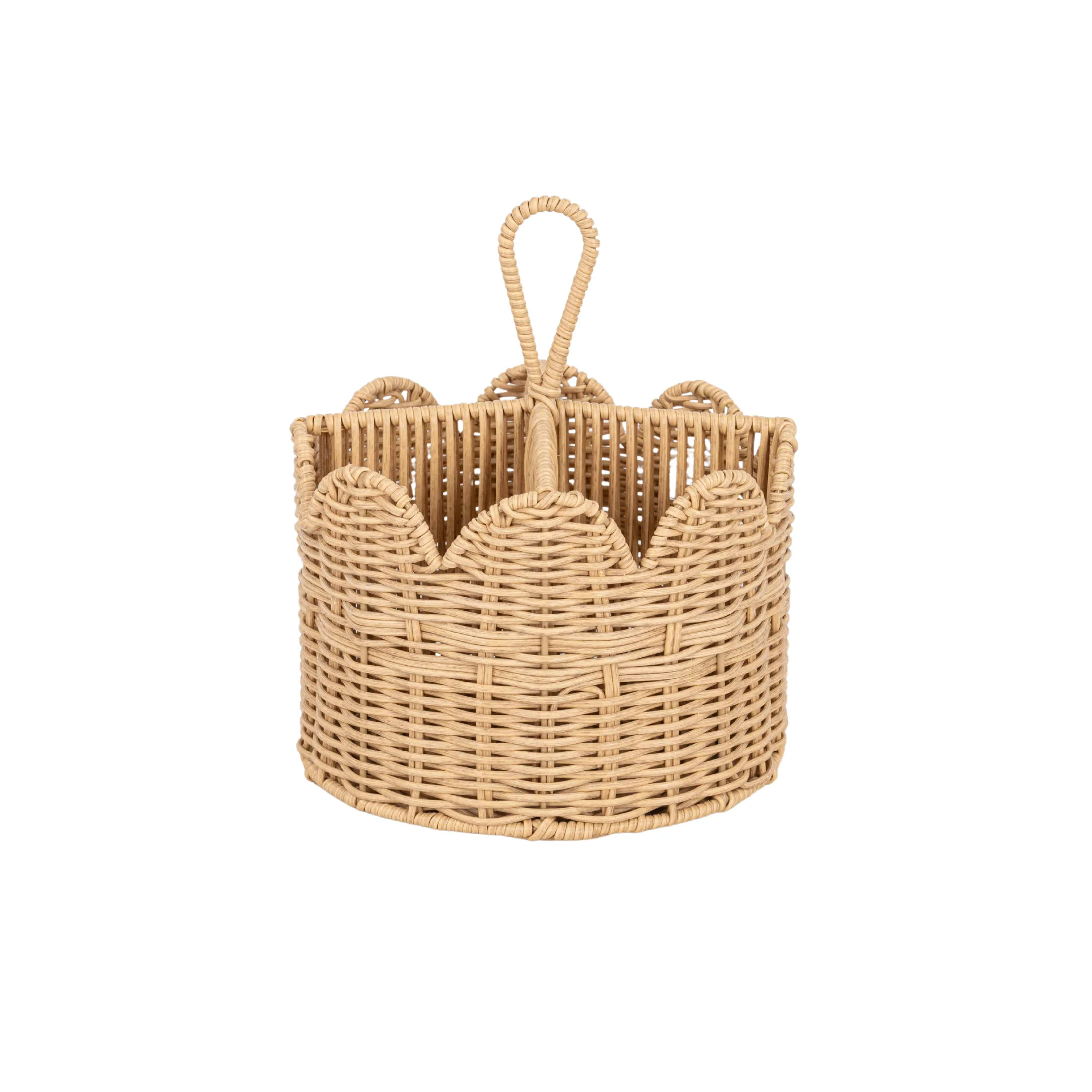 Better Homes & Gardens Rattan Round Caddy | Walmart (US)