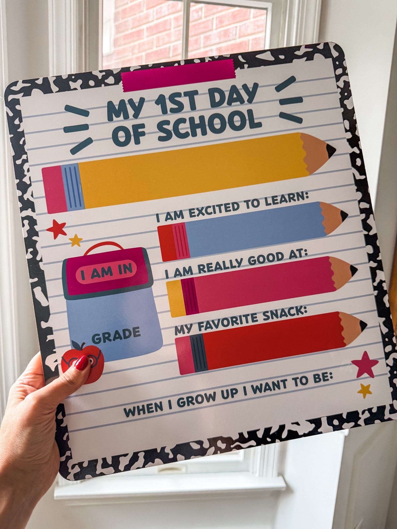 On sale for around $5! 
First Day/Last Day

#LTKmomlife #LTKHome #LTKKids