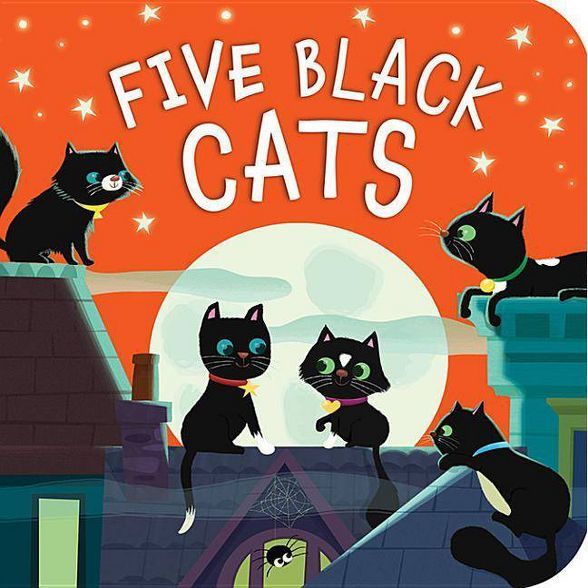 Five Black Cats - by  Patricia Hegarty (Board Book) | Target