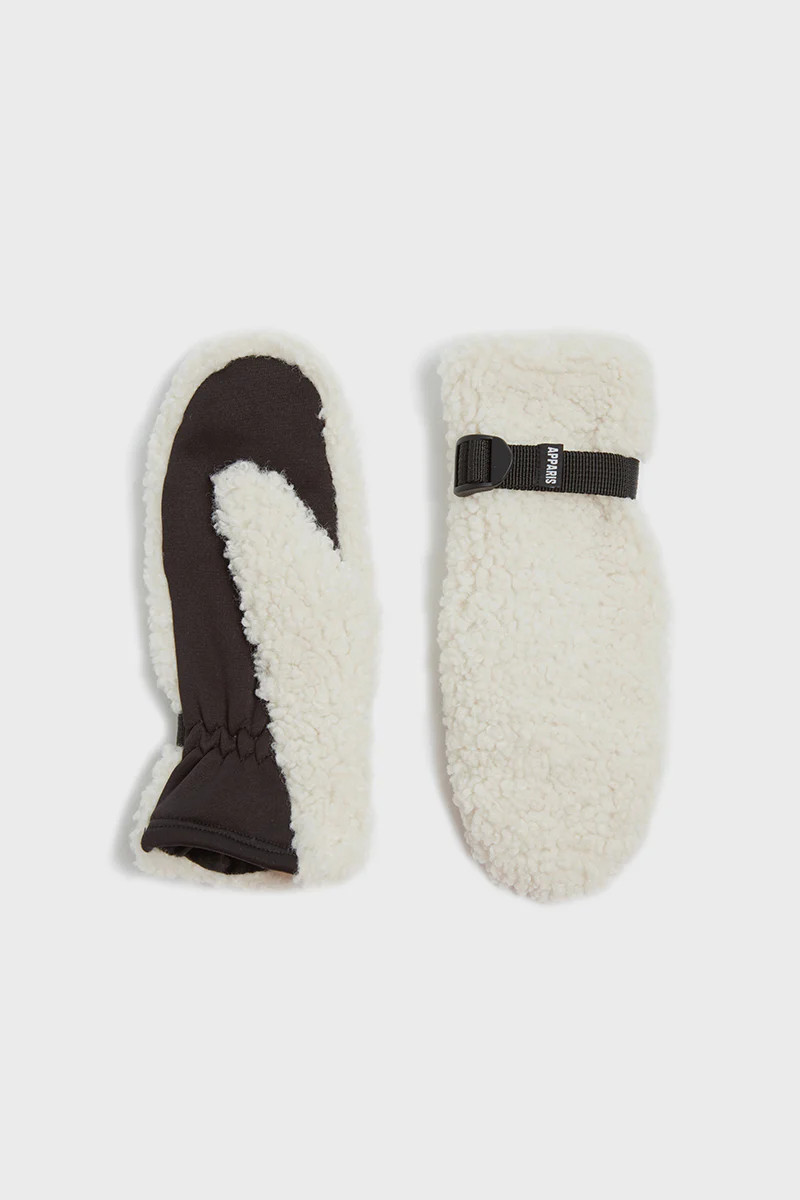 Adley Shearling Ivory | Apparis