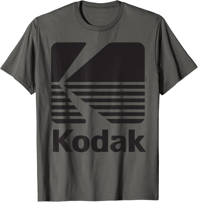 80's Vintage Kodak Logo - Black T-Shirt | Amazon (US)