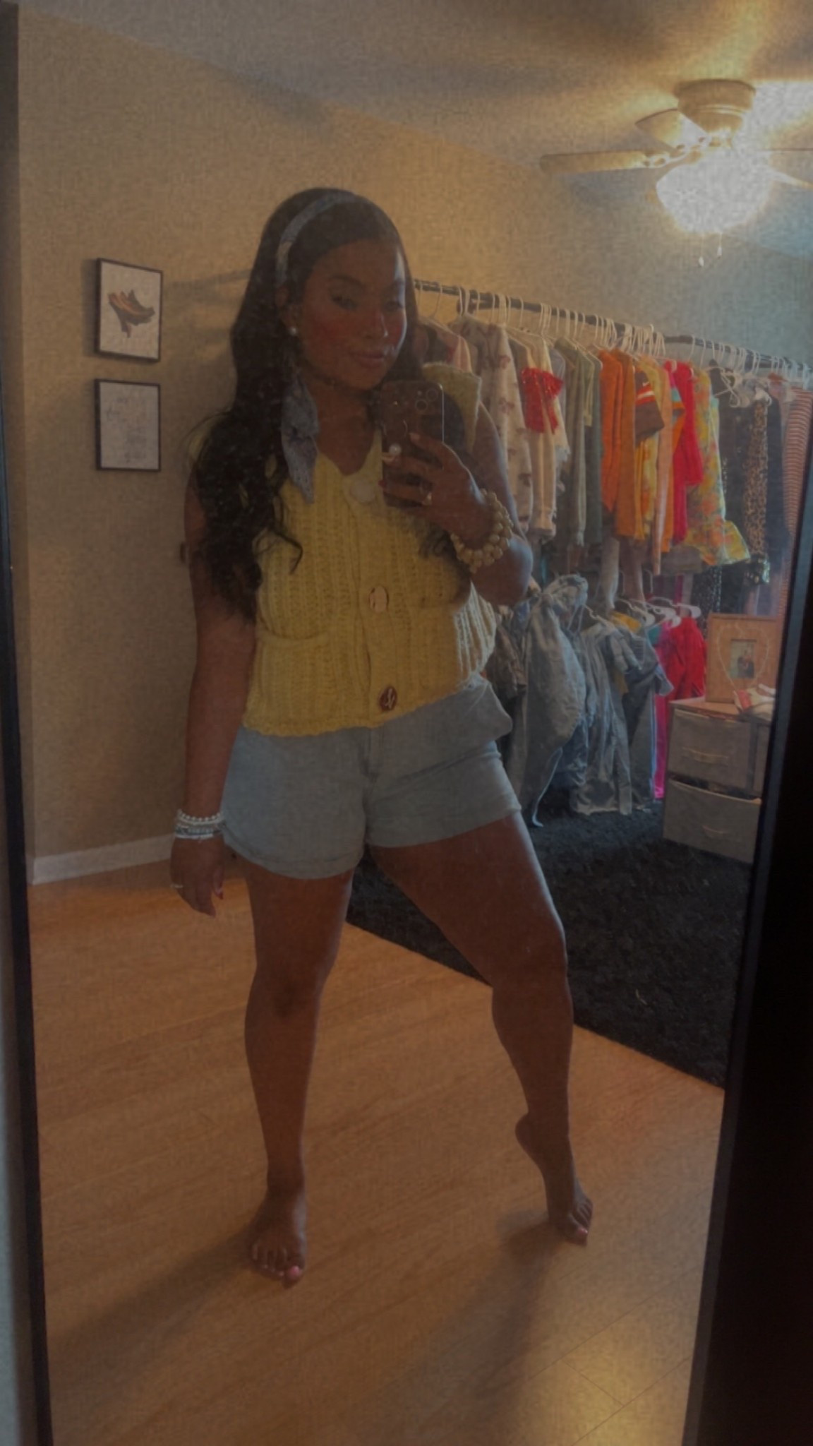 saturYAYYYYY
Hubbys Family event later today! 🥂
turned this scarf into a headband and I’m obsessed 💛
Amazon chunky knit vest + my go-to jeans — comfy but cute!
Might do leopard sandals or my bow tennies depending on the vibe 🐆🎀 but will link both 
Bracelets are from Etsy + Brianna Cannon — use my code 10AYAKO for a little discount 💫
Linked everything (or similar!) here 💛
#LTKTeacherSummer  #LTKStyle #OOTD #AmazonFind

#LTKMidsize #LTKSeasonal #LTKFindsUnder100