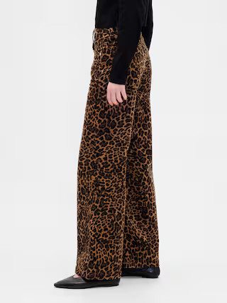 High Rise Stride Corduroy Wide-Leg Pants | Gap (US)