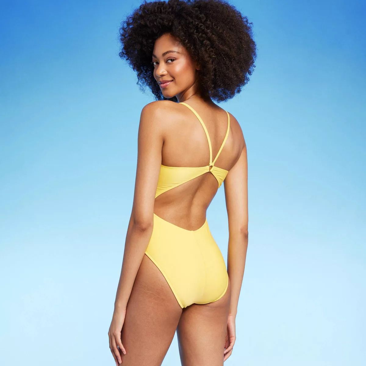 Women's V-Neck One Piece Swimsuit - Shade & Shore™ | Target