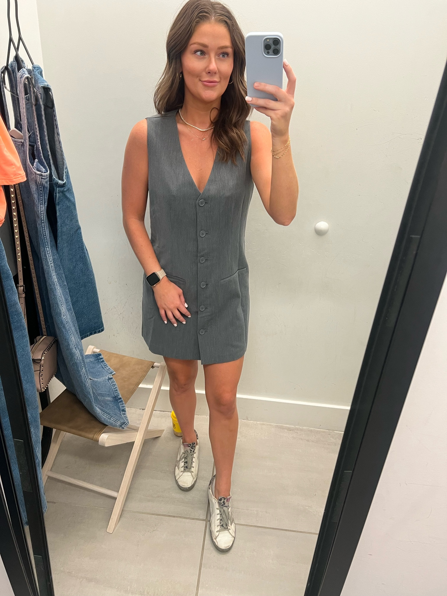 Mini shop vest dress