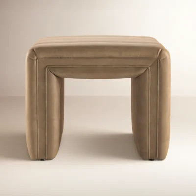Brandt Genuine Leather Ottoman | Wayfair North America