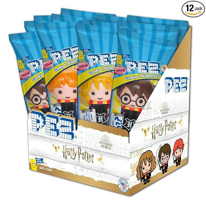 Harry Potter PEZ Assorted Candy Dispensers & Refills (12 pack) | Amazon (US)
