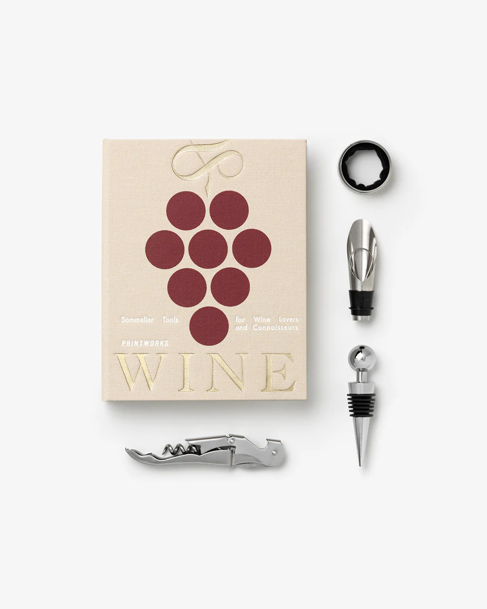 PRINTWORKS | Essential Kits, Wine Tools, Beige | PRINTWORKS