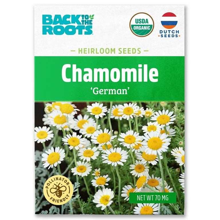 Back to the Roots Organic Chamomile 'German', 1 Seed packet | Walmart (US)