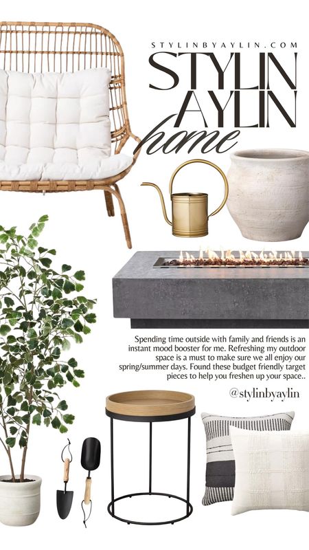 Stylin Aylin Home, patio decor, refresh, Target home decor #StylinbyAylin #Aylin 

#LTKstyletip #LTKfindsunder100 #LTKhome