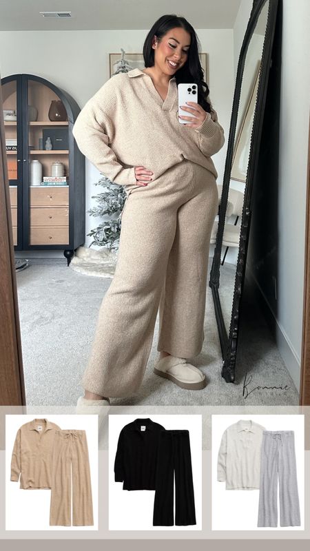 Comfy Holiday Outfit Ideas 🎄 Loungewear | Holiday Outfit Ideas | Comfortable OOTD | Athleisure | Midsize Fashion

#LTKHoliday #LTKstyletip #LTKmidsize