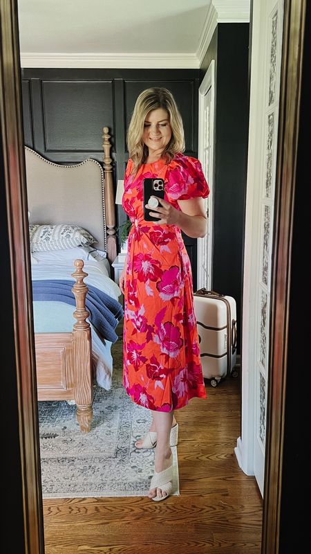 Not normally a dress I’d buy for myself but I just had to for a luau dinner we’re attending while on spring break! #ad The little peekaboo slits at the waist of this $35 @walmartfashion dress are surprisingly so flattering! I need a marg while wearing this cute thing 😉 (I’m normally around a size 10 - 5’8” 158lbs 34DD - the medium works great! If you’re between sizes, I’d size up. Could be a tad snug since the fabric isn’t stretchy.) 
#walmartfashion #springbreak #beach #vacation #springvacation #summervacation #luau #weddingguest #cruise #resortfashion #cruiseoutfit 

#LTKFind #LTKunder50 #LTKstyletip