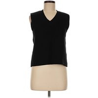 Zara Sleeveless Top Black V-Neck Tops - Used - Size Medium | ThredUp (US)