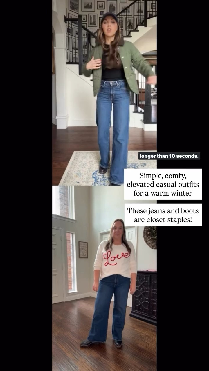 Twinning with Kristy 
@nordstrom jeans (I sized down one, Kristy is wearing her true size) 
@nordstrom Chelsea boot is selling out quickly but linked similar 

#LTKgrwm #LTKMidsize #LTKSaleAlert