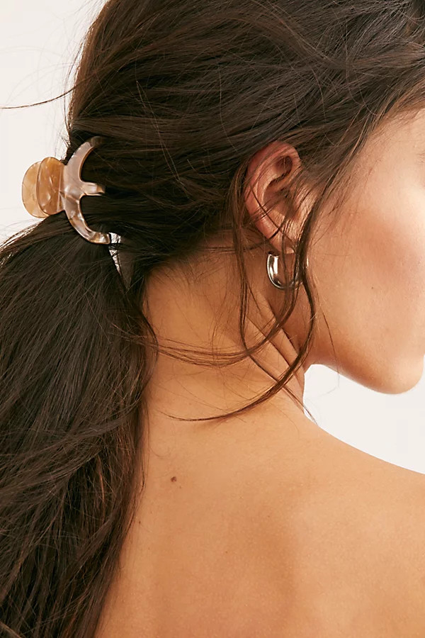 Octopus Hair Claw by Matsuura Co. at Free People, Champagne Pearl, One Size | Free People (Global - UK&FR Excluded)