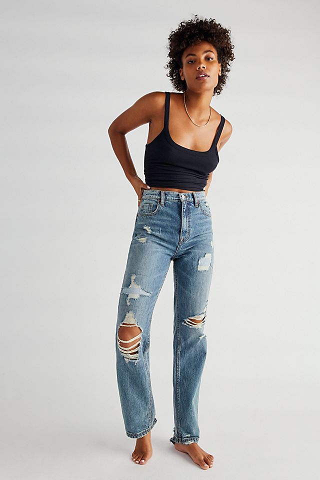 CRVY Straight Shooter Jeans | Free People (Global - UK&FR Excluded)